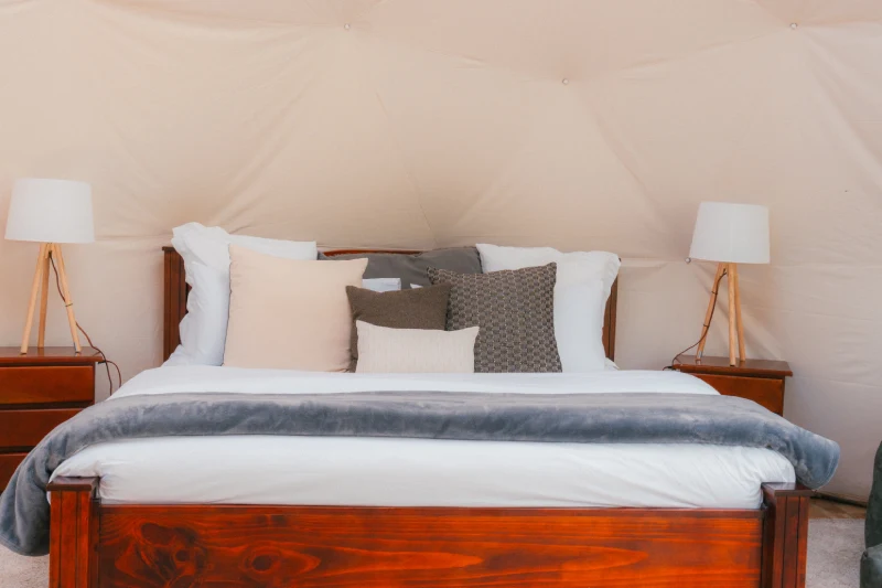Family dome bedroom with soft linens