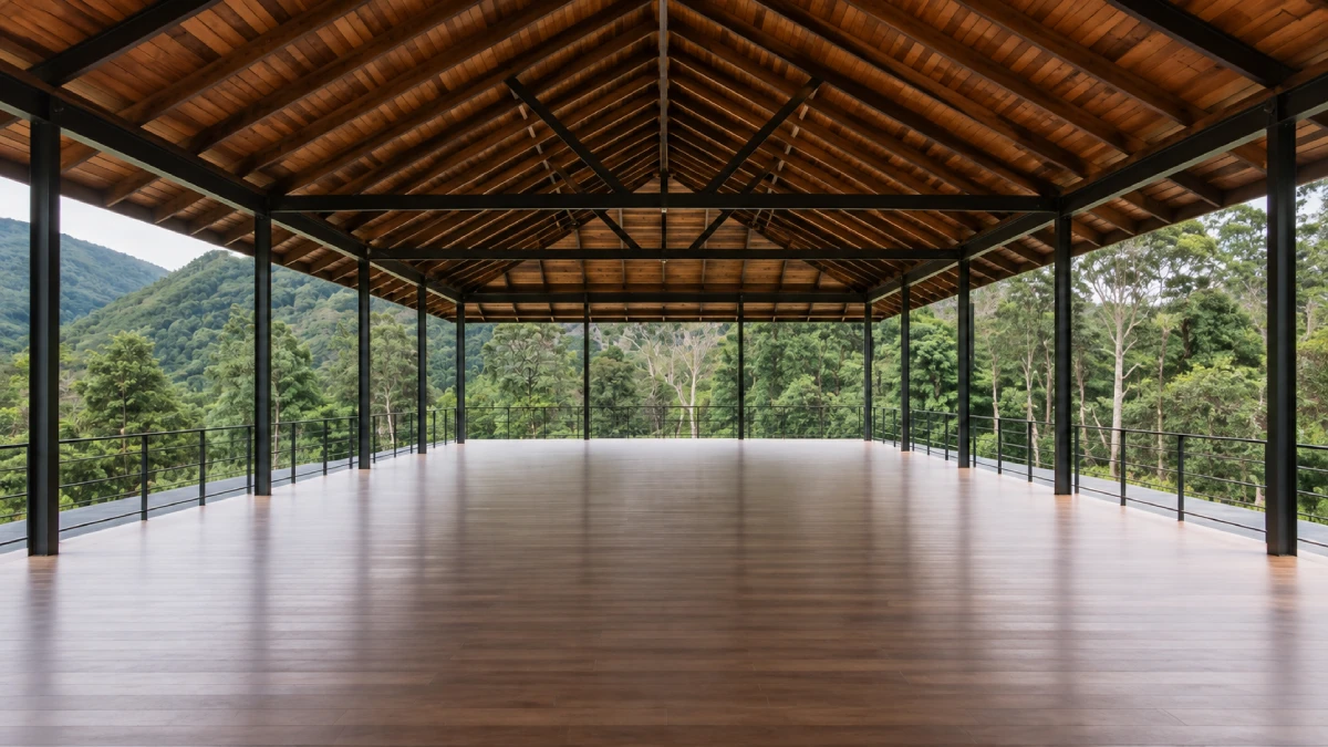 Rivel Pavilion empty shell