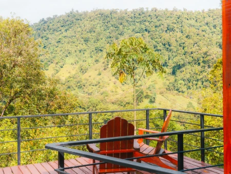dome outside sitting area