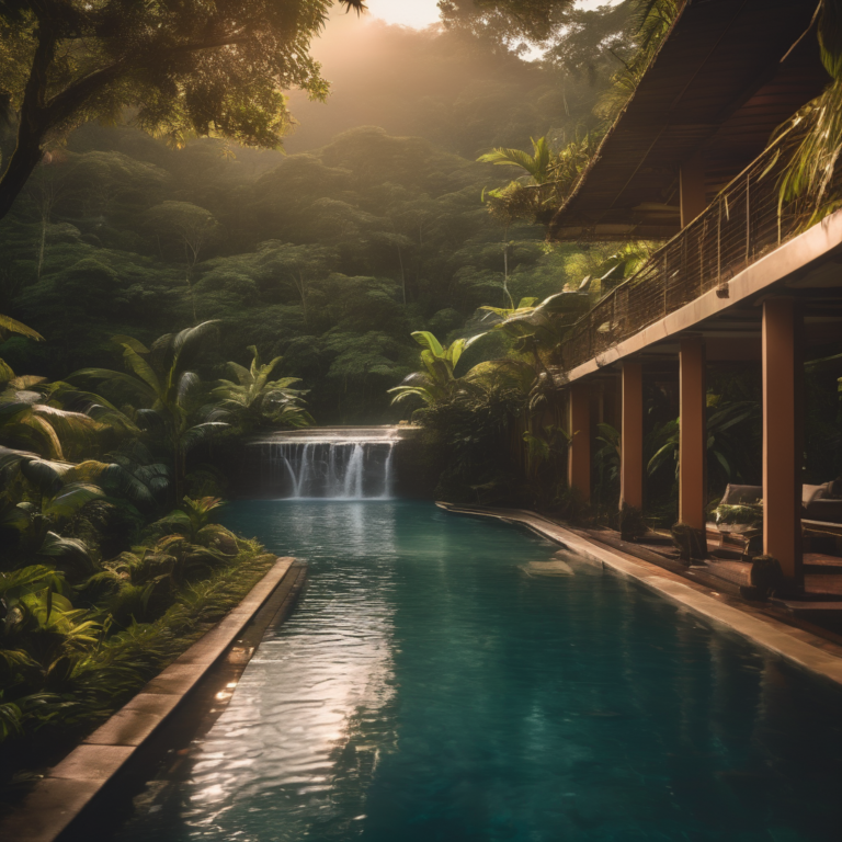 Costa Rica Hotel With Waterfall Pool 1 Costa Rica Hotel With Waterfall Pool