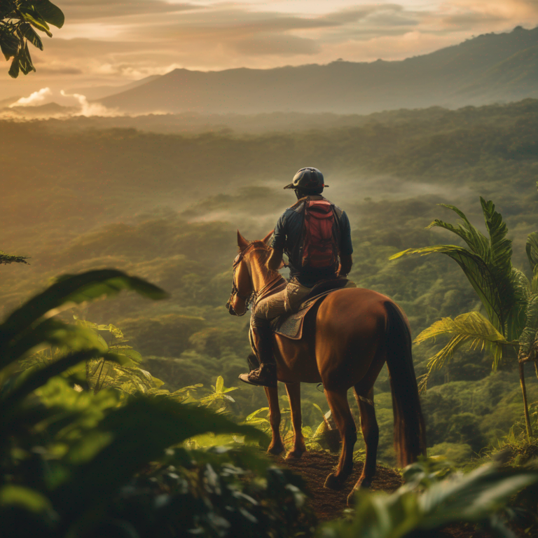 哥斯大黎加的騎馬活動 1 Horseback Riding in Costa Rica