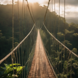Suspension Bridge Walks Hotel Costa Rica Turrialba